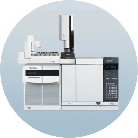 GC and GCMS instrument system for analytical laboratories, including gas chromatographs and mass spectrometers detector autosampler