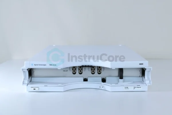 Agilent 1260 HPLC degasser G1379B cover opened