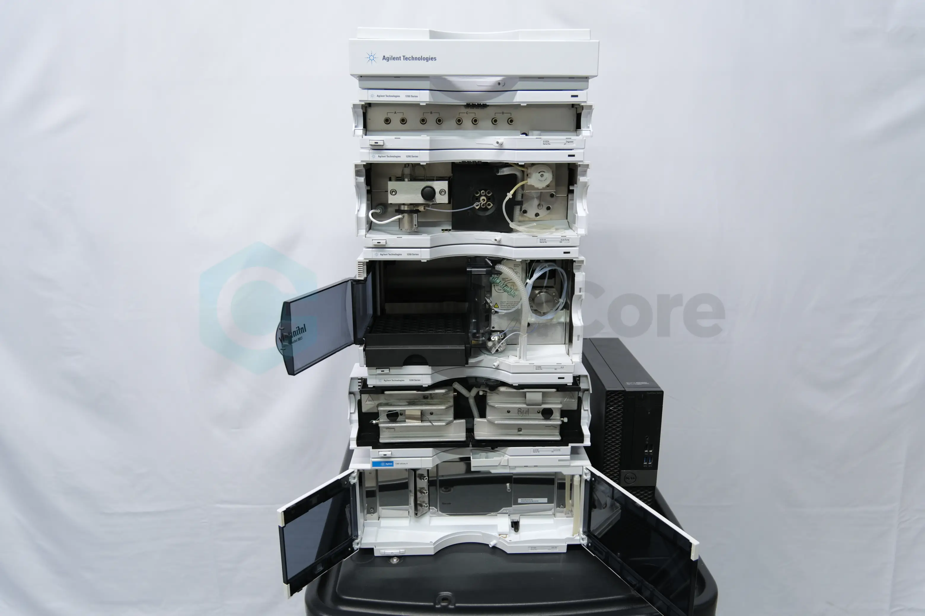 Agilent 1200 HPLC GPC G1311A G1329A G1316A G7162A Openlab gel permeation chromatography (GPC) instrument